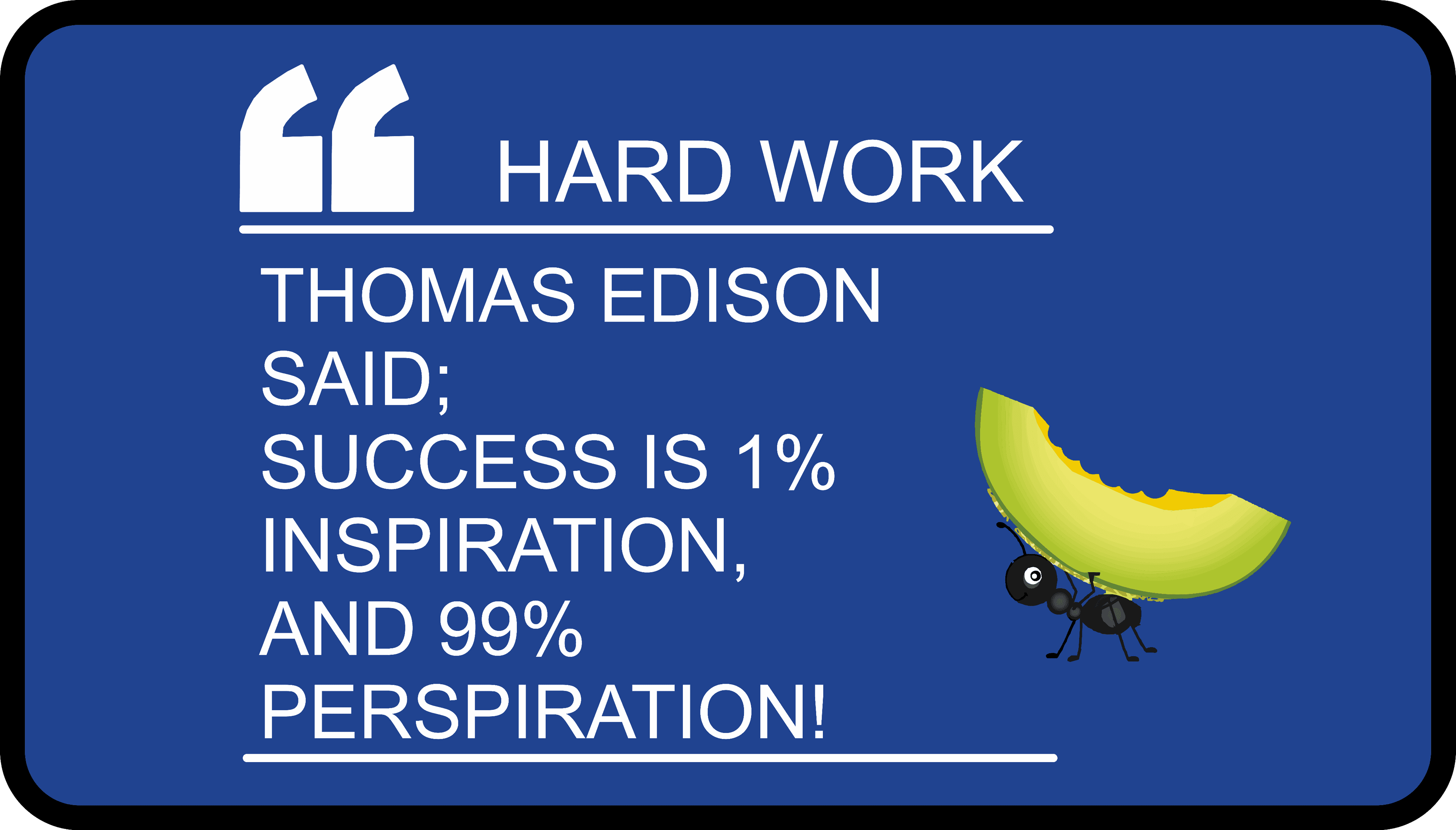 Hard Work - Law of Success